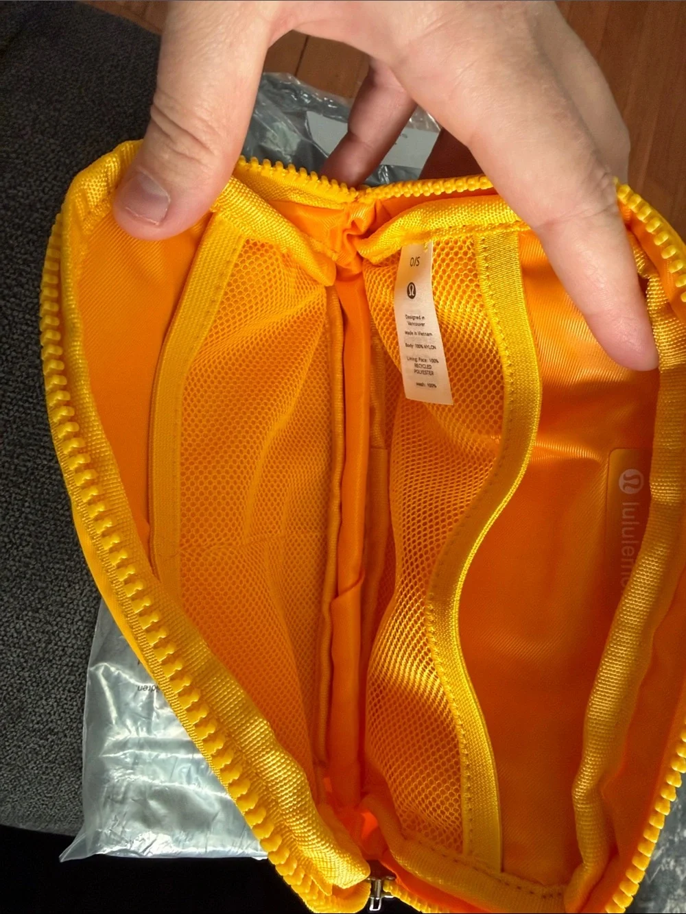 lululemon athletica Vibrant Yellowish/Orange Phone Pouch